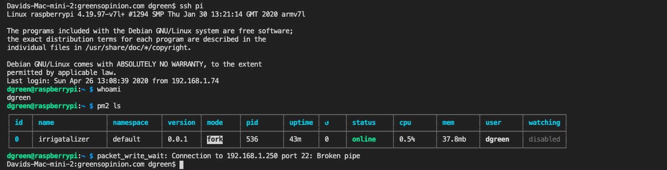 SSH to Raspberry Pi